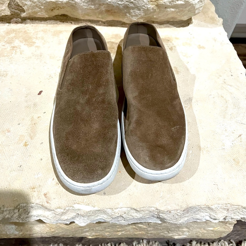 VINCE. suede slip on shoes. Size 8 US 38 EUR
